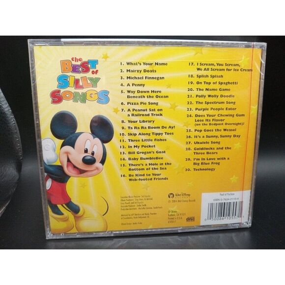 5/$25 NEW Walt Disney The BEST OF SILLY SONGS 2004 CD New Factory Sealed - Picture 4 of 7